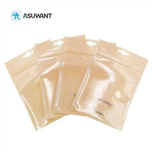 Plastik Ziplock Tiga Segel Segel Kantong Sachet Kecil Kemasan Transparan Bersih dengan Lubang Tangan