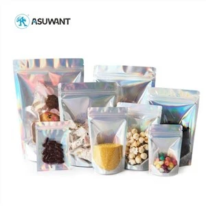 Tas Ziplock Holografik Untuk Permen Kosmetik Make Up Brush Food