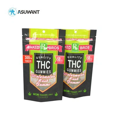 Panas Segel THC Ziplock Tembakau CBD Cannabis Ziplock Bag