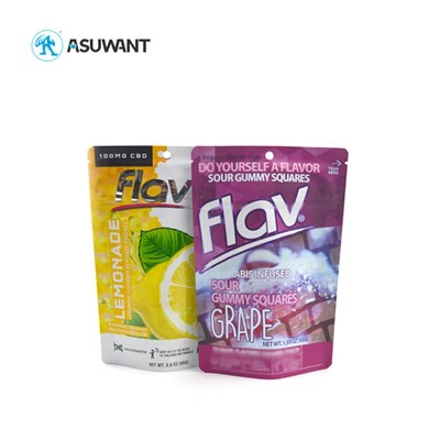 Kantong makanan zip kunci plastik