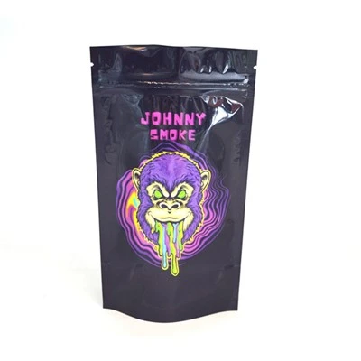 Bukti bau yang dapat ditutup kembali kemasan tembakau yang dapat dimakan stand up pouch gummies mylar 3.5g cali pack ritslock tas ziplock