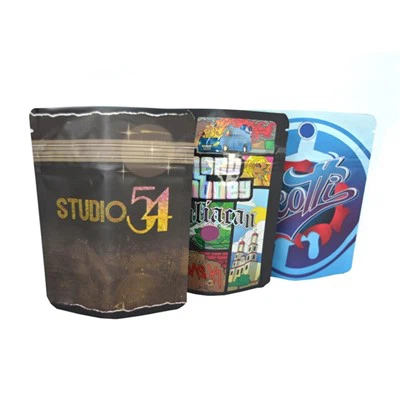 Plastik Black Plastik Mylar Ziplock Cookies Kemasan Bau Bantor Bukti Stand Up Pouchbag