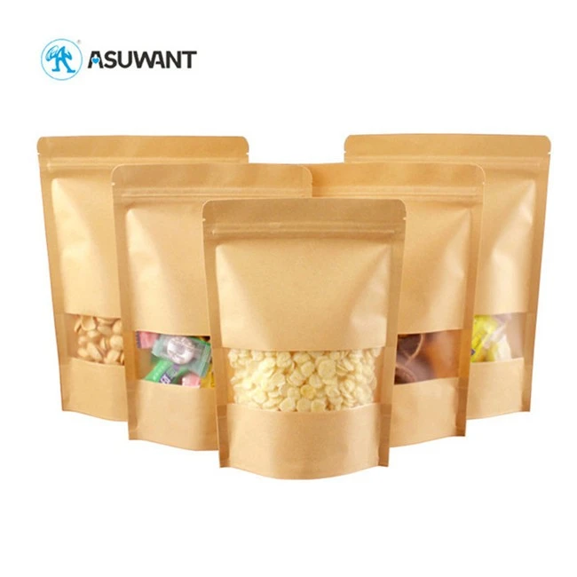 Kantong Kertas Kraft Makanan Camilan Kacang