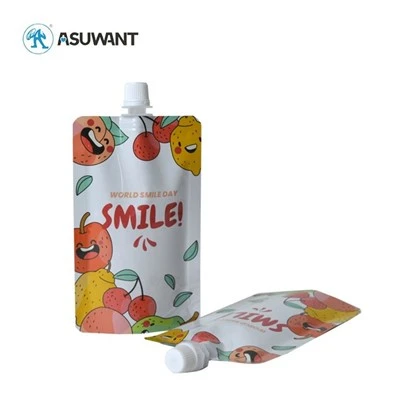 Tas Kemasan Jus Minuman Makanan Bayi Spout Pouch